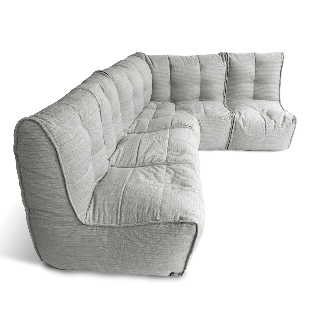 L Sofa - Silverline