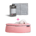 Conjunto de Cama Mediana para perros (Pink Ltd. Edition) y ThermoCool Mat S