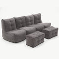 Quad Couch - Luscious Grey