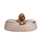 Conjunto de Cama Pequeña para Perros (Cappuccino) y Premium ThermoQuilt
