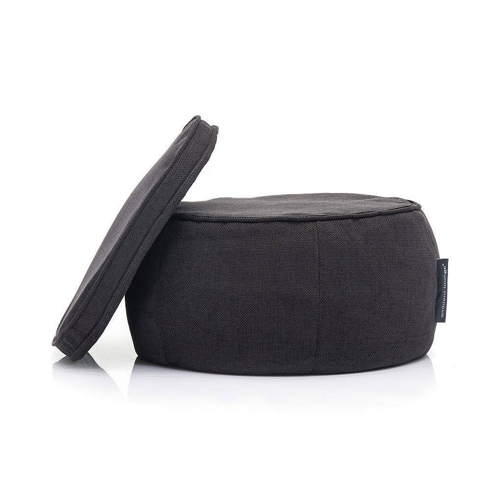 Wing Ottoman - Black Sapphire