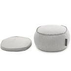 Wing Ottoman - Keystone Grey