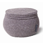 Wing Ottoman - Luscious Grey