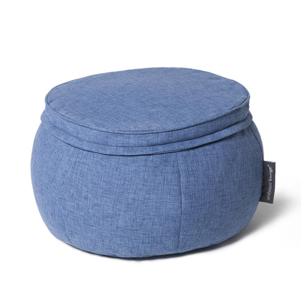 Wing Ottoman - Blue Jazz
