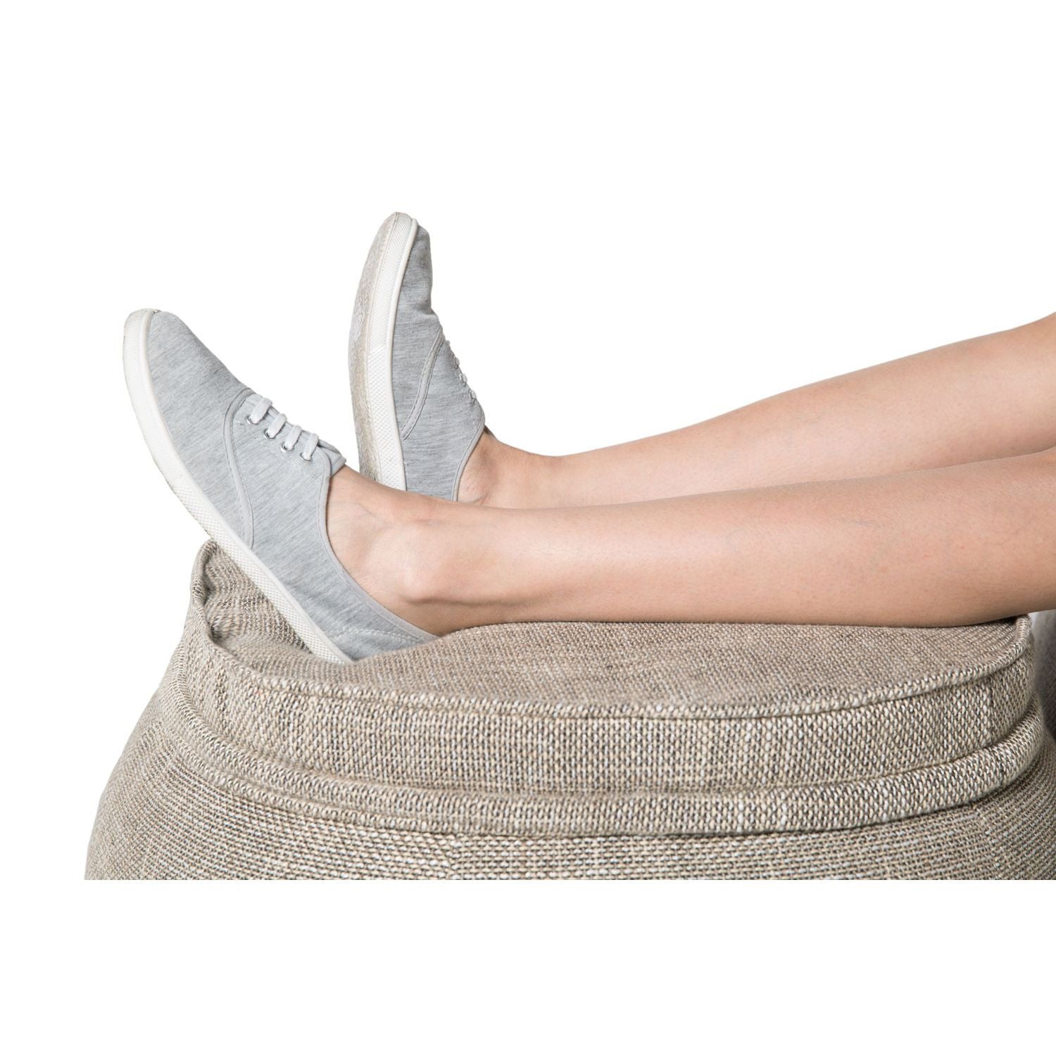 Wing Ottoman - Eco Weave