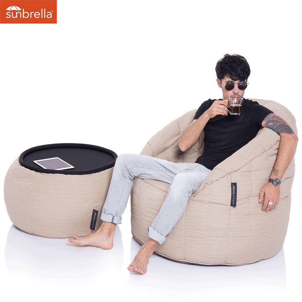 BUTTERFLY Sofa - Mudhoney Dune (Sunbrella)