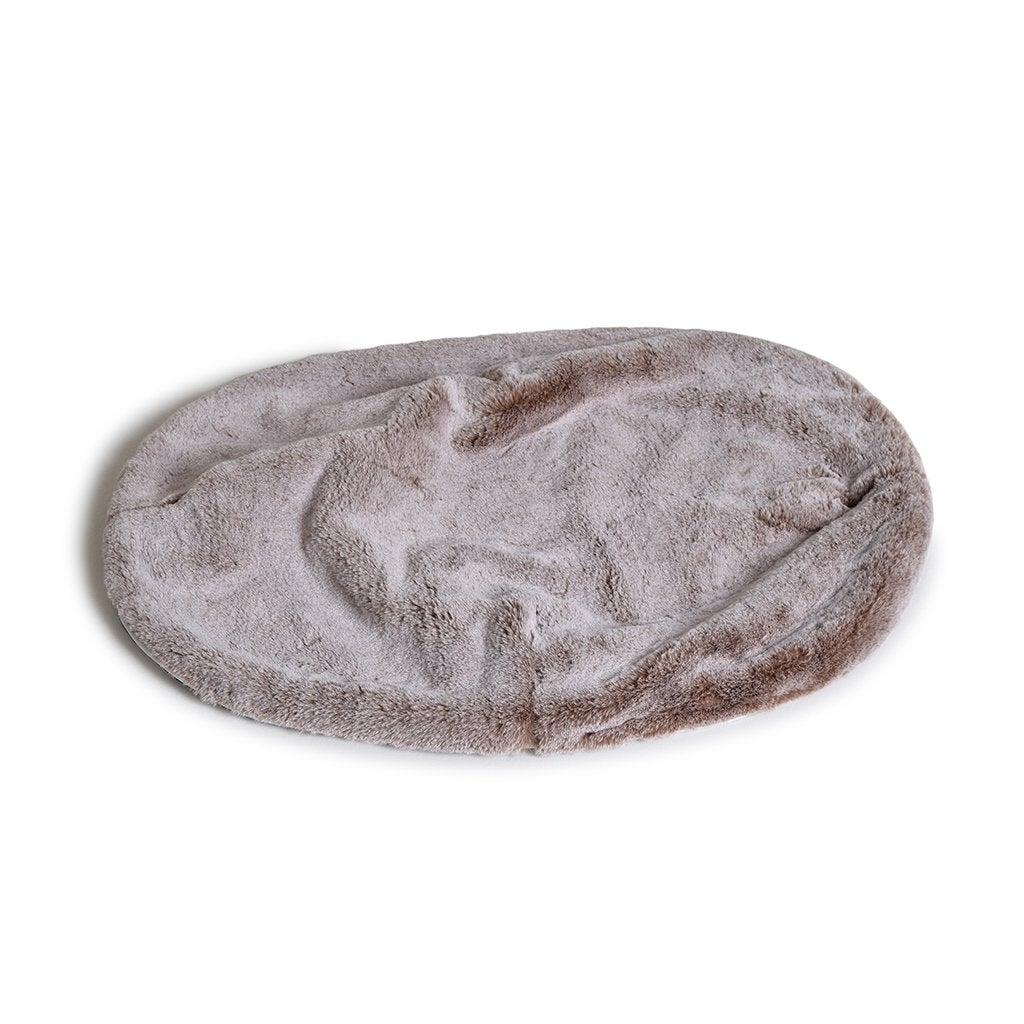 Conjunto de Cama Mediana para Perros (Cappuccino) y Cubierta (Cappuccino)