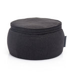Wing Ottoman - Black Sapphire