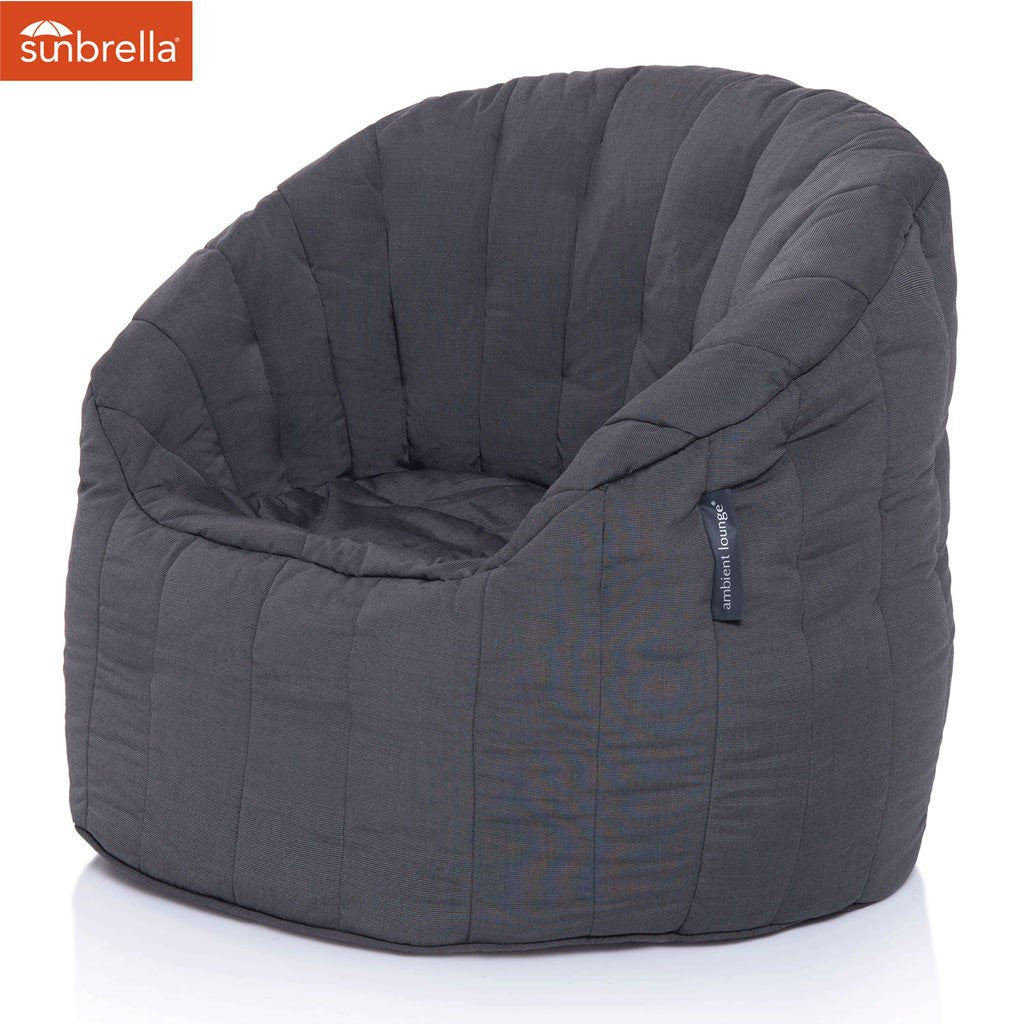 BUTTERFLY Sofa - Black Rock (Sunbrella)