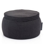 Wing Ottoman - Black Sapphire