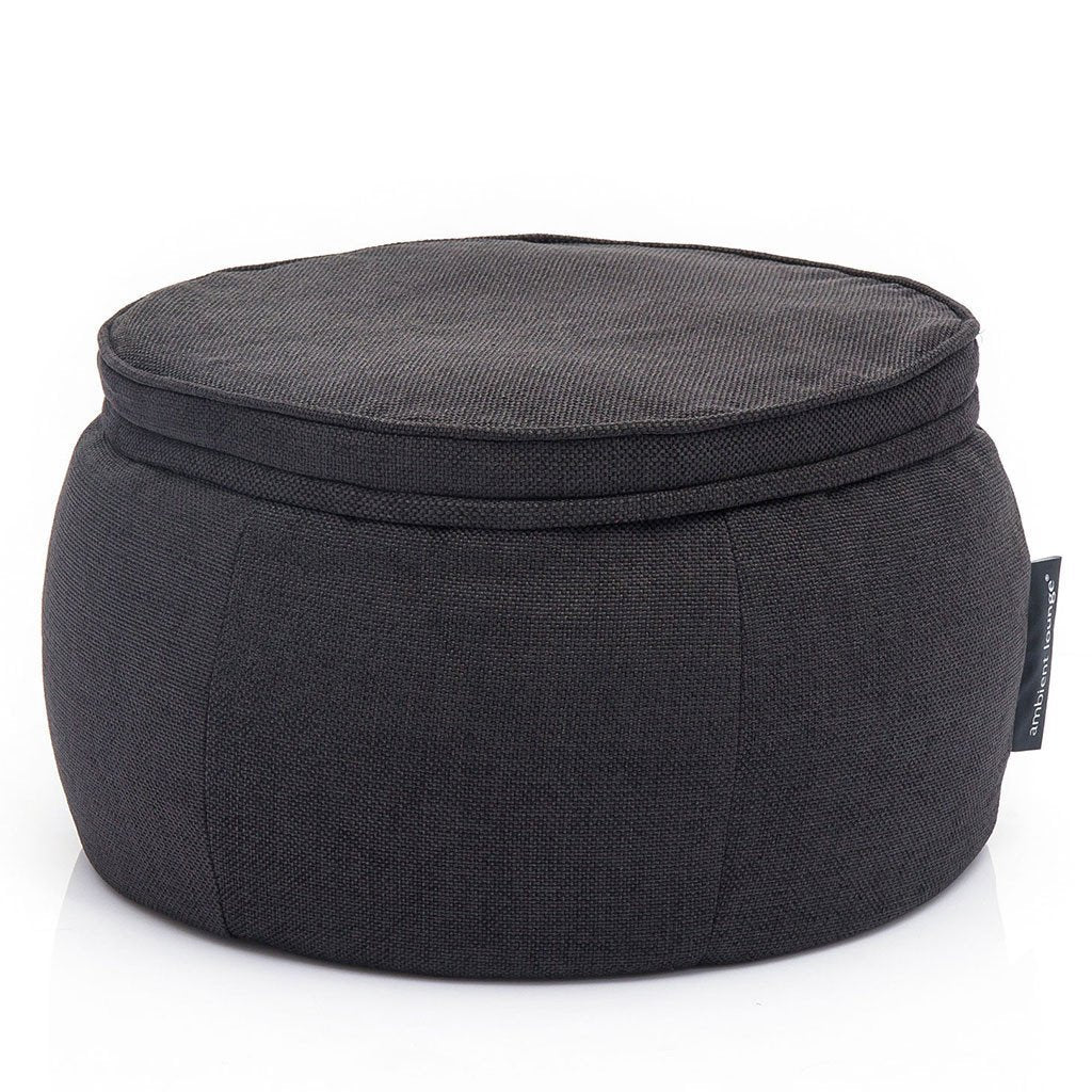 Wing Ottoman - Black Sapphire