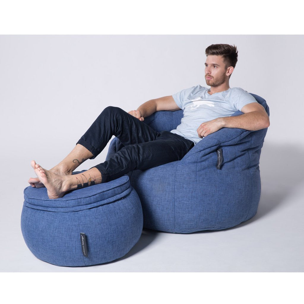 Butterfly Chaise - Blue Jazz