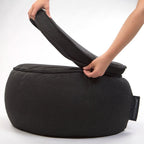 Wing Ottoman - Black Sapphire