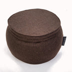 Wing Ottoman - Hot Chocolate